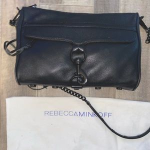 REBECCA MINKOFF BLACK CROSSBODY BAG